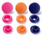 Preview: Prym Love Druckknöpfe "Color Snaps" Orange Pink Violett - Ø 12,4 mm - 30 Stück